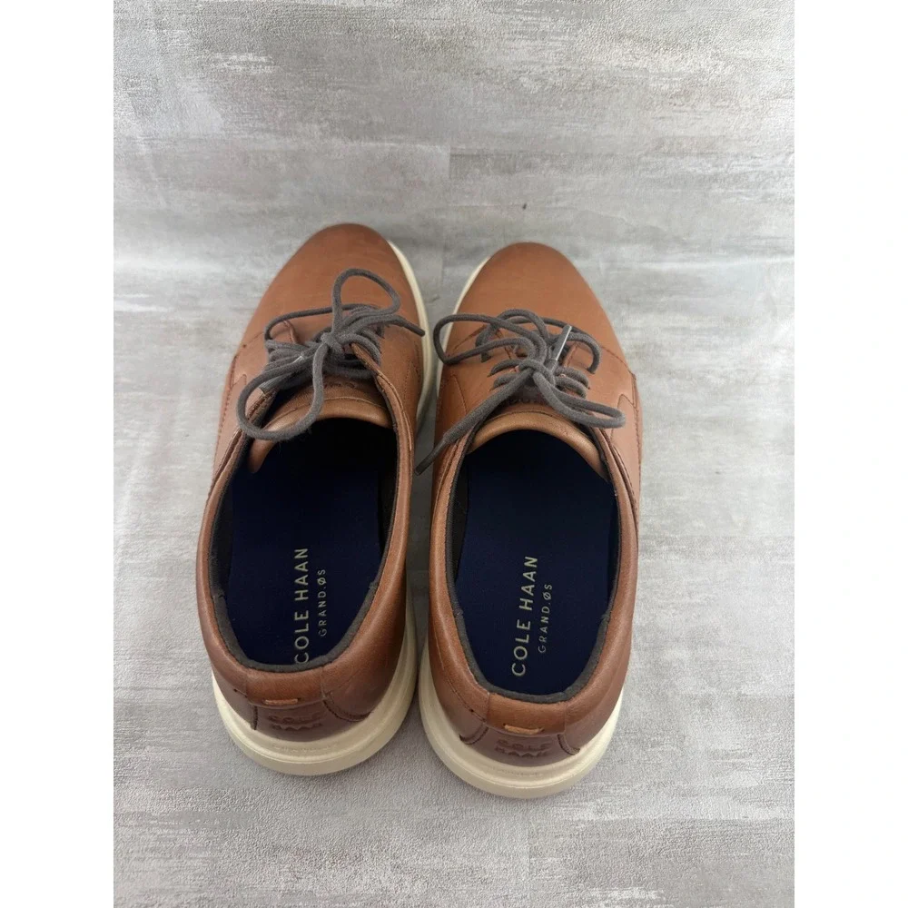 Cole Haan GrandOS Men Sz 8M British Tan Leather Oxford Hybrid Shoes C28728